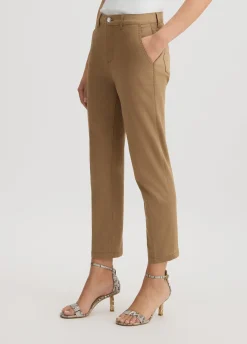 Liu Jo Pantalon cropped à taille haute|Femme Pantalons