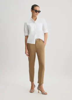 Liu Jo Pantalon cropped à taille haute|Femme Pantalons