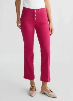 Liu Jo Pantalon cropped à taille haute|Femme Pantalons