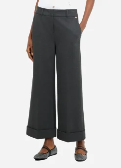 Liu Jo Pantalon cropped avec pli|Femme Pantalons
