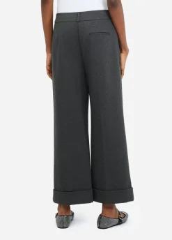 Liu Jo Pantalon cropped avec pli|Femme Pantalons