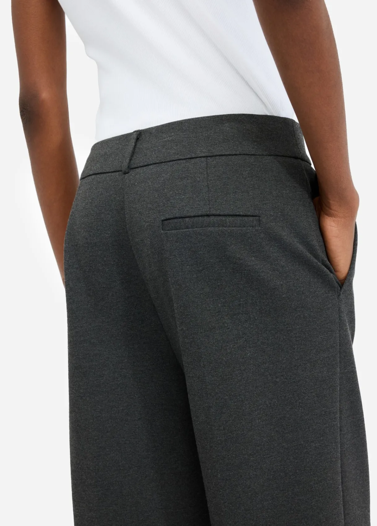 Liu Jo Pantalon cropped avec pli|Femme Pantalons
