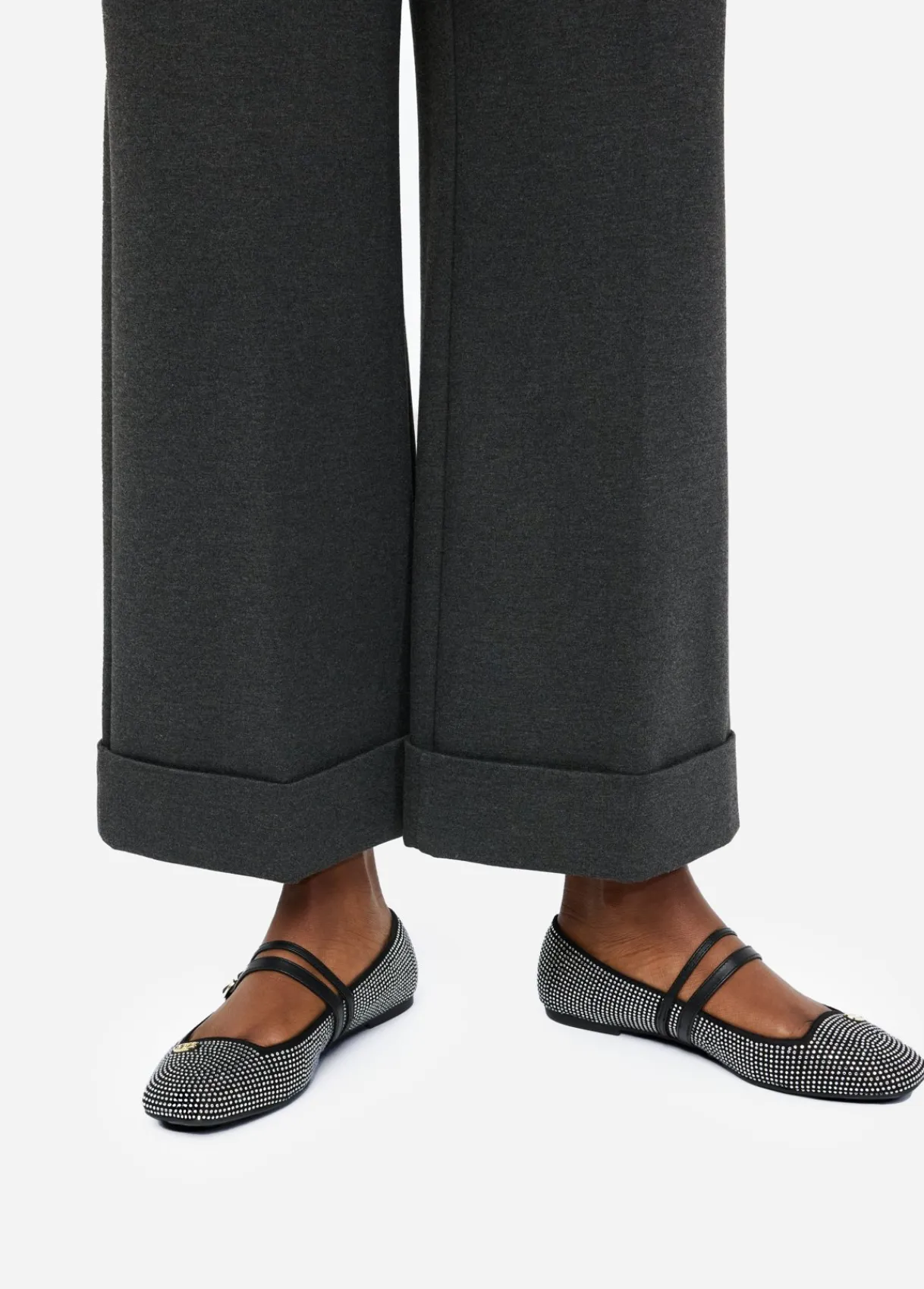 Liu Jo Pantalon cropped avec pli|Femme Pantalons