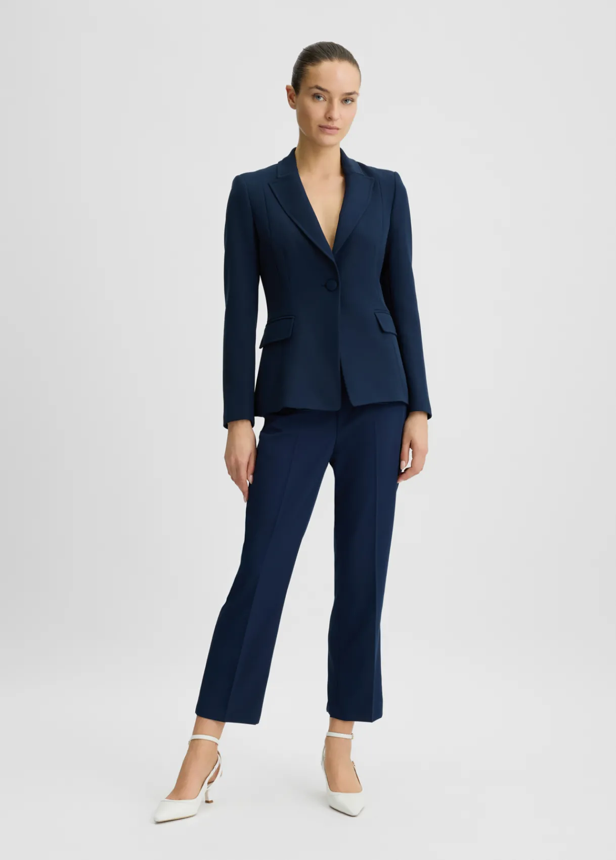 Liu Jo Pantalon cropped avec pli|Femme Pantalons