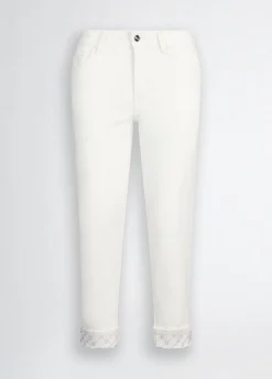 Liu Jo Pantalon cropped avec revers|Femme Pantalons