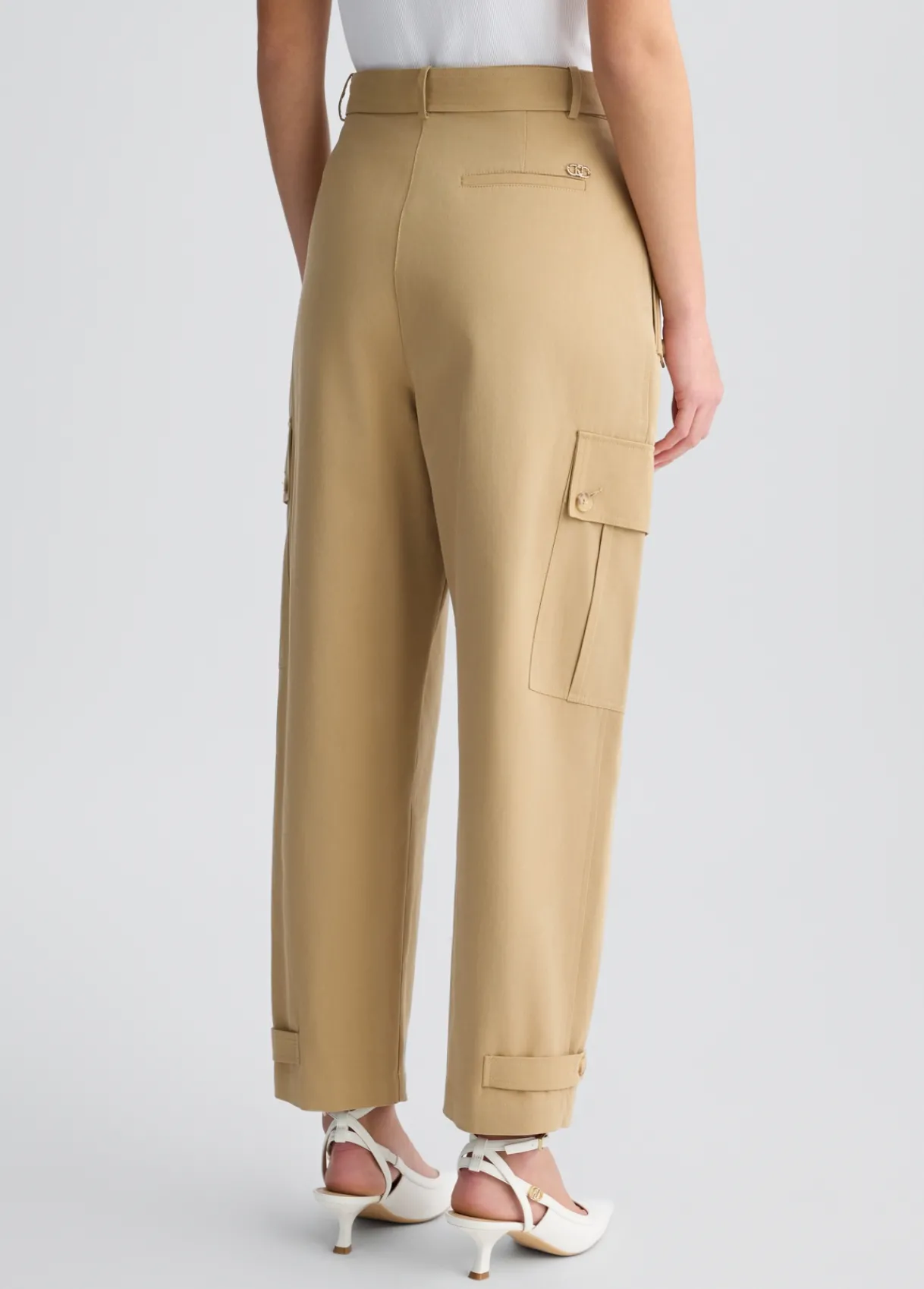 Liu Jo Pantalon cropped cargo|Femme Pantalons