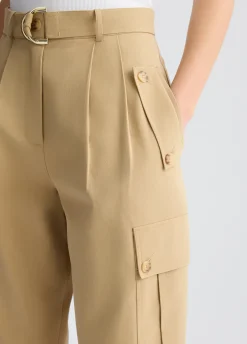 Liu Jo Pantalon cropped cargo|Femme Pantalons