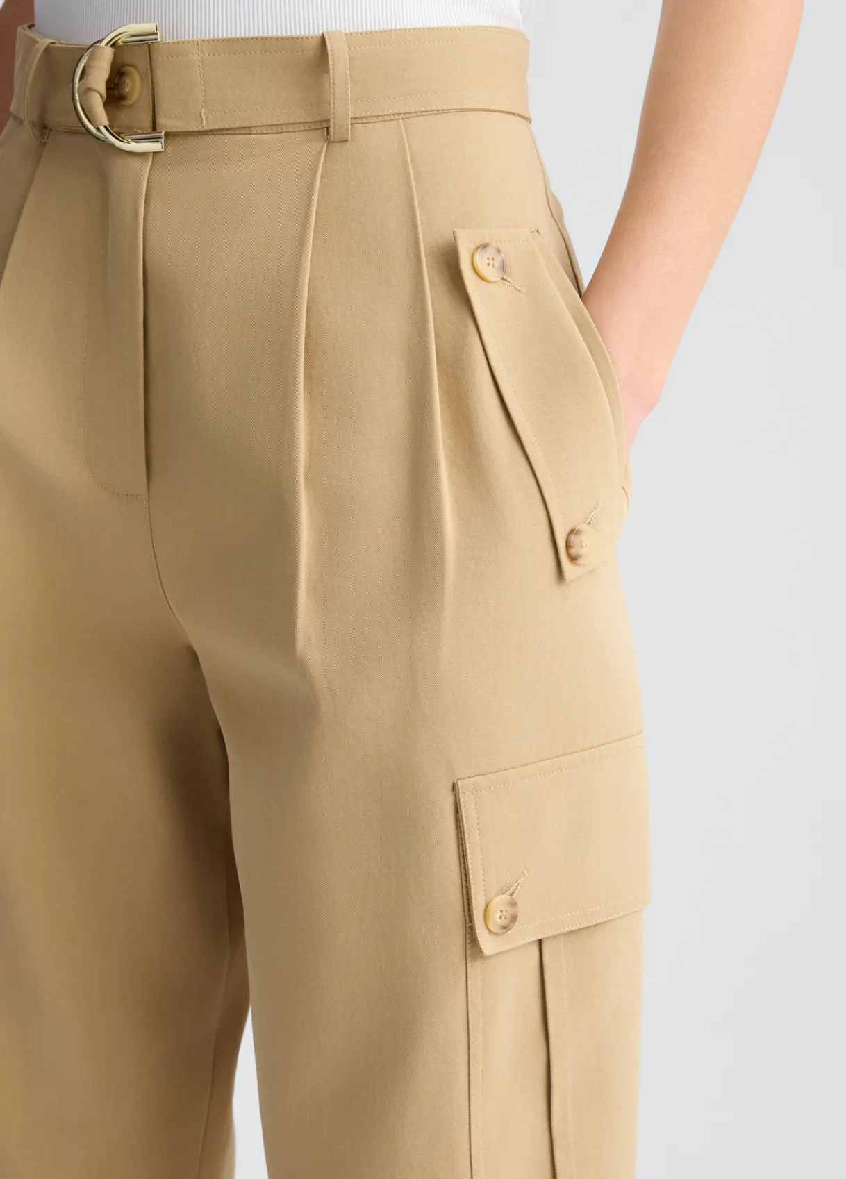 Liu Jo Pantalon cropped cargo|Femme Pantalons