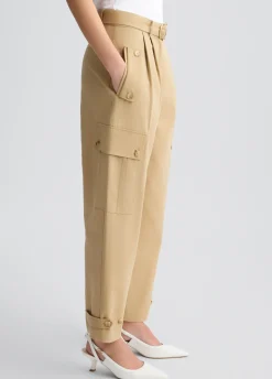 Liu Jo Pantalon cropped cargo|Femme Pantalons
