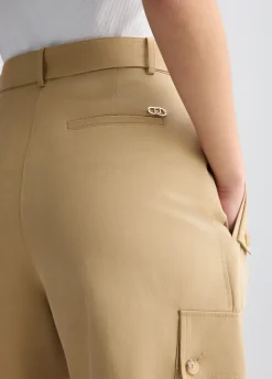Liu Jo Pantalon cropped cargo|Femme Pantalons