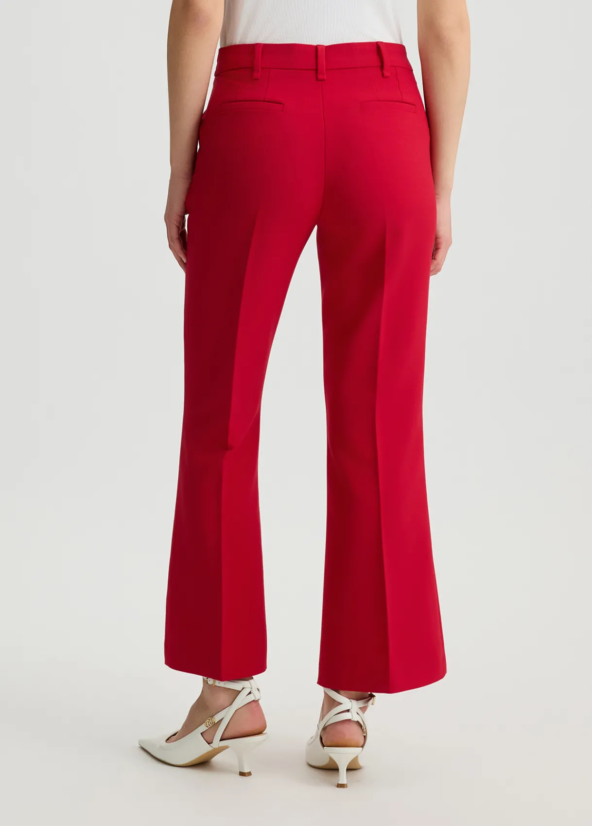 Liu Jo Pantalon cropped en piqué|Femme Pantalons