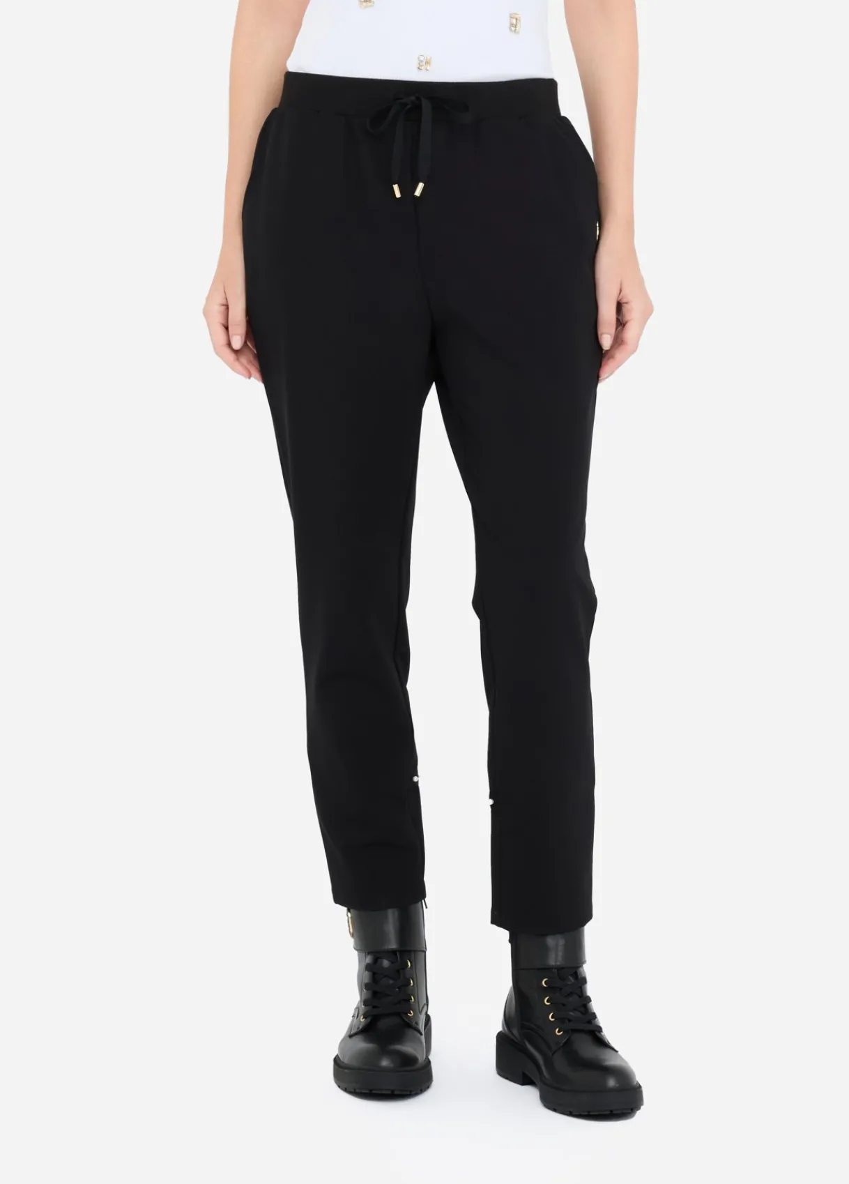 Liu Jo Pantalon de jogging avec cordon de serrage|Femme Vêtements De Sport|Pantalons