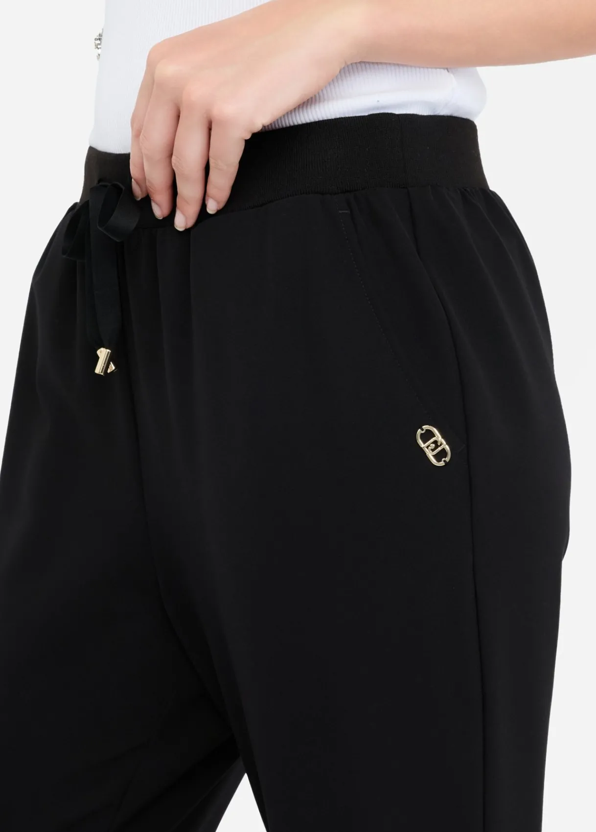 Liu Jo Pantalon de jogging avec cordon de serrage|Femme Vêtements De Sport|Pantalons