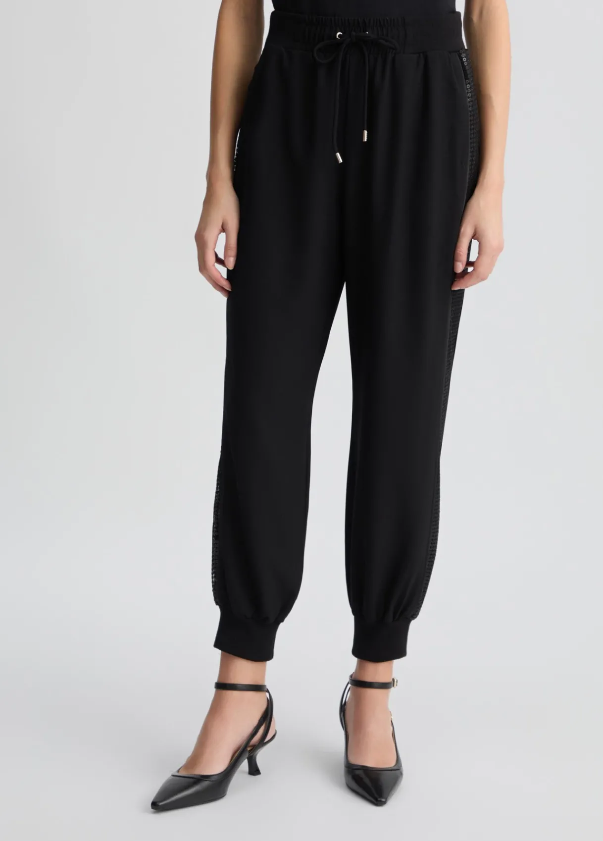 Liu Jo Pantalon de jogging avec paillettes|Femme Vêtements De Sport|Pantalons