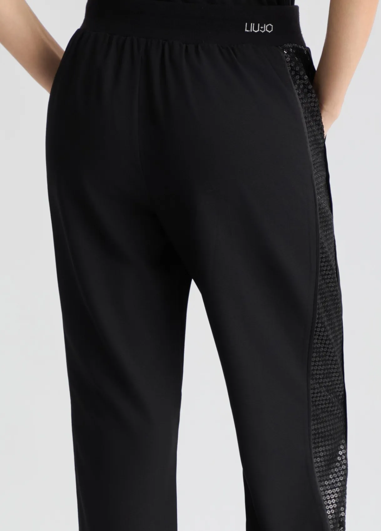 Liu Jo Pantalon de jogging avec paillettes|Femme Vêtements De Sport|Pantalons