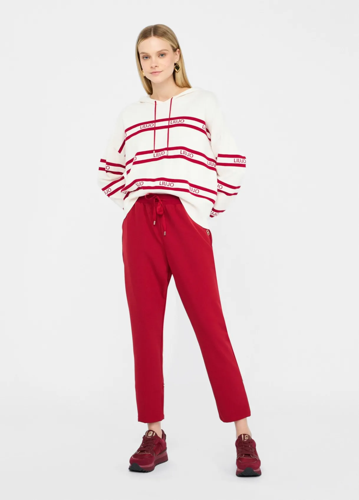 Liu Jo Pantalon de jogging avec cordon de serrage|Femme Vêtements De Sport|Pantalons