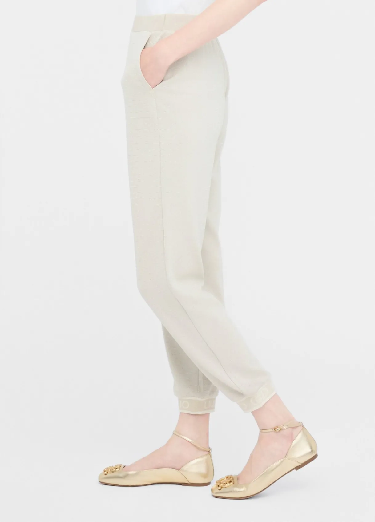 Liu Jo Pantalon de jogging en Lurex®|Femme Vêtements De Sport|Pantalons