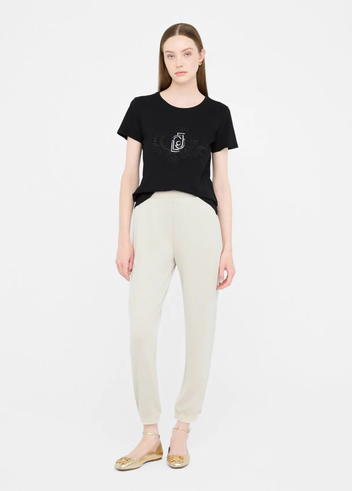Liu Jo Pantalon de jogging en Lurex®|Femme Vêtements De Sport|Pantalons