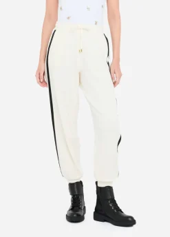 Liu Jo Pantalon de jogging en molleton avec dentelle|Femme Vêtements De Sport|Pantalons