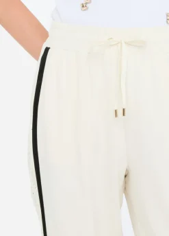 Liu Jo Pantalon de jogging en molleton avec dentelle|Femme Vêtements De Sport|Pantalons