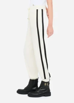 Liu Jo Pantalon de jogging en molleton avec dentelle|Femme Vêtements De Sport|Pantalons