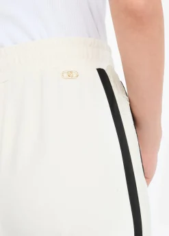 Liu Jo Pantalon de jogging en molleton avec dentelle|Femme Vêtements De Sport|Pantalons