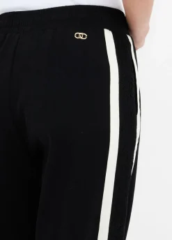 Liu Jo Pantalon de jogging en molleton avec dentelle|Femme Vêtements De Sport|Pantalons