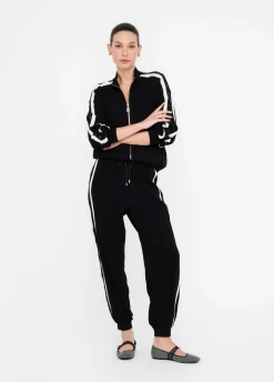Liu Jo Pantalon de jogging en molleton avec dentelle|Femme Vêtements De Sport|Pantalons