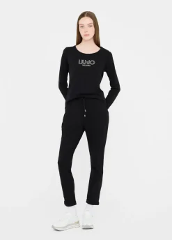 Liu Jo Pantalon de jogging en molleton|Femme Vêtements De Sport|Pantalons