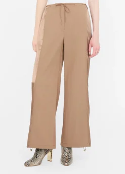 Liu Jo Pantalon de jogging en nylon et satin|Femme Vêtements De Sport|Pantalons