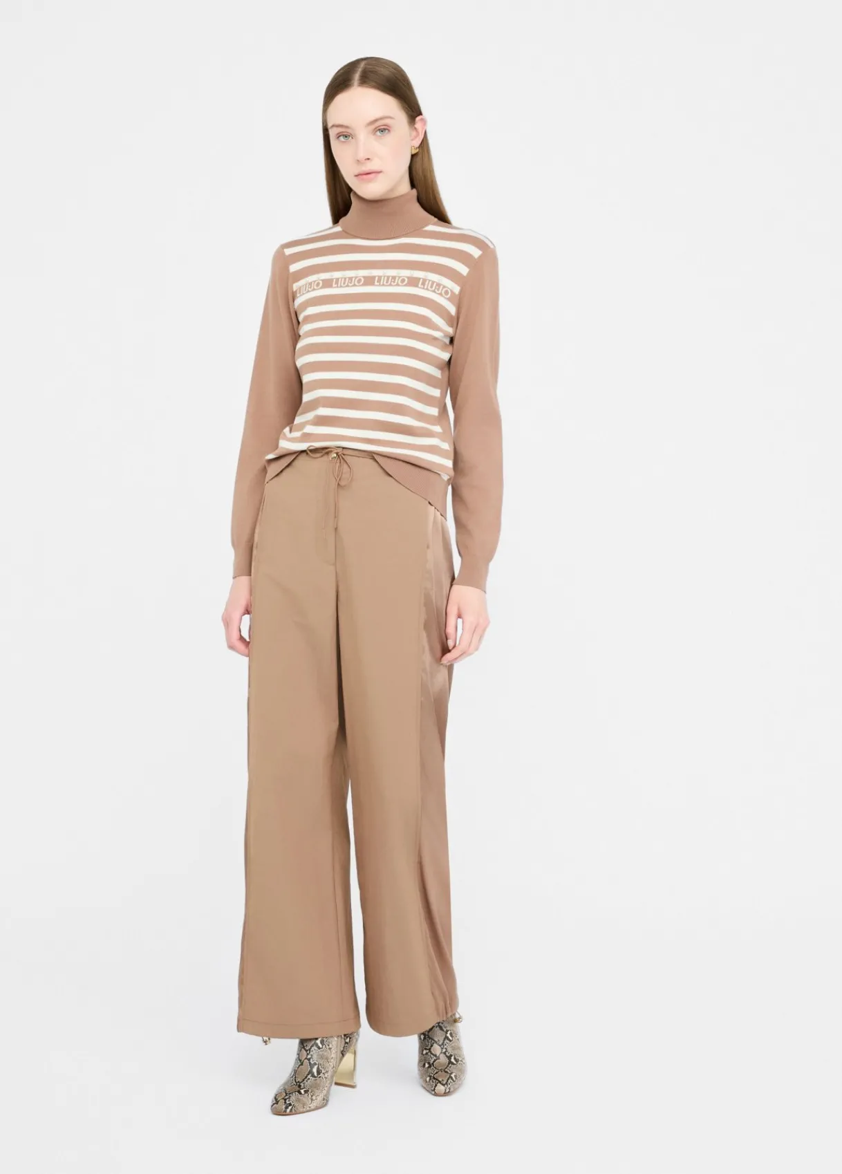 Liu Jo Pantalon de jogging en nylon et satin|Femme Vêtements De Sport|Pantalons