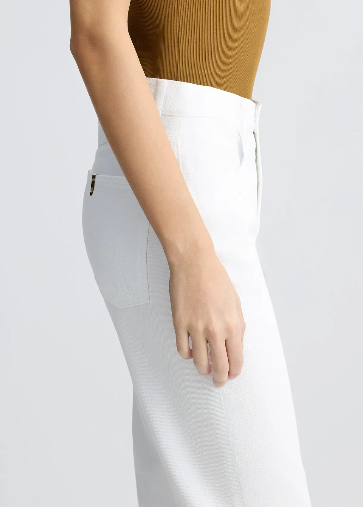 Liu Jo Pantalon droit avec broderie en crochet|Femme Pantalons