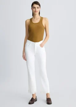 Liu Jo Pantalon droit avec broderie en crochet|Femme Pantalons