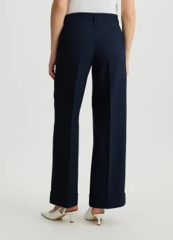 Liu Jo Pantalon droit en piqué|Femme Pantalons