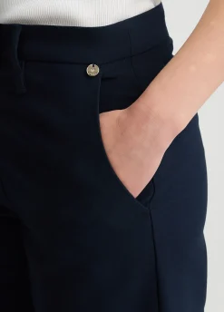 Liu Jo Pantalon droit en piqué|Femme Pantalons