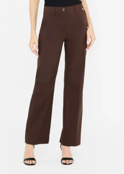 Liu Jo Pantalon droit en popeline|Femme Pantalons