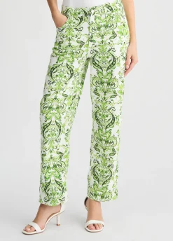 Liu Jo Pantalon en coton imprimé|Femme Pantalons
