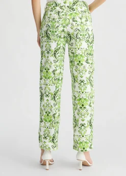 Liu Jo Pantalon en coton imprimé|Femme Pantalons