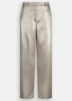 Liu Jo Pantalon en crêpe lamé|Femme Pantalons