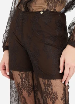 Liu Jo Pantalon en dentelle douce|Femme Pantalons
