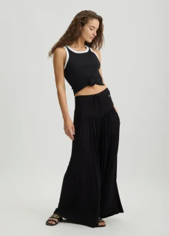 Liu Jo Pantalon en jersey|Femme Mode Plage|Pantalons