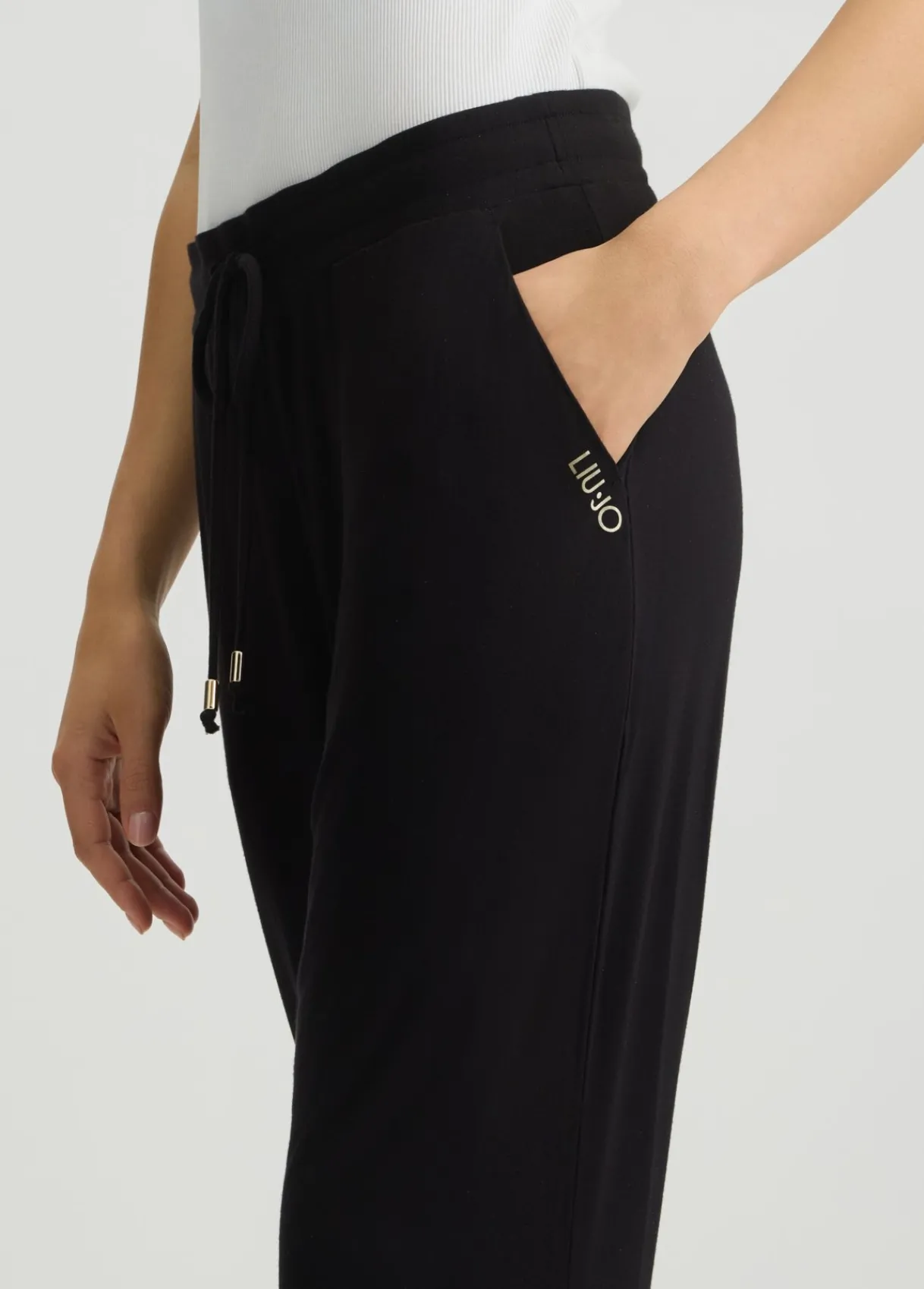 Liu Jo Pantalon en jersey|Femme Mode Plage|Pantalons