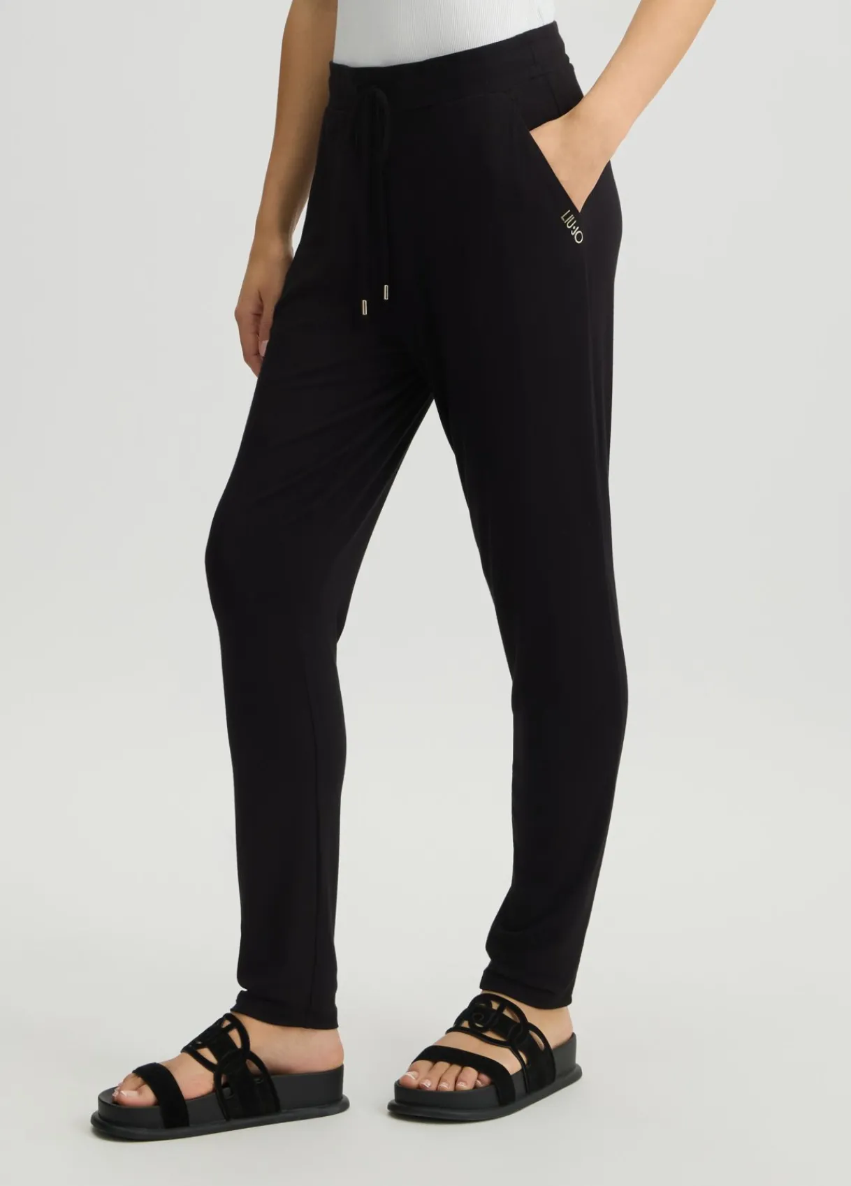 Liu Jo Pantalon en jersey|Femme Mode Plage|Pantalons