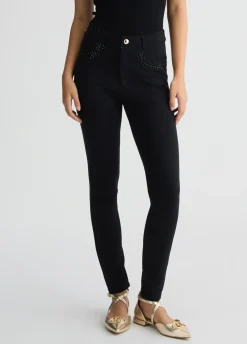 Liu Jo Pantalon en jersey avec strass|Femme Vêtements De Sport|Pantalons