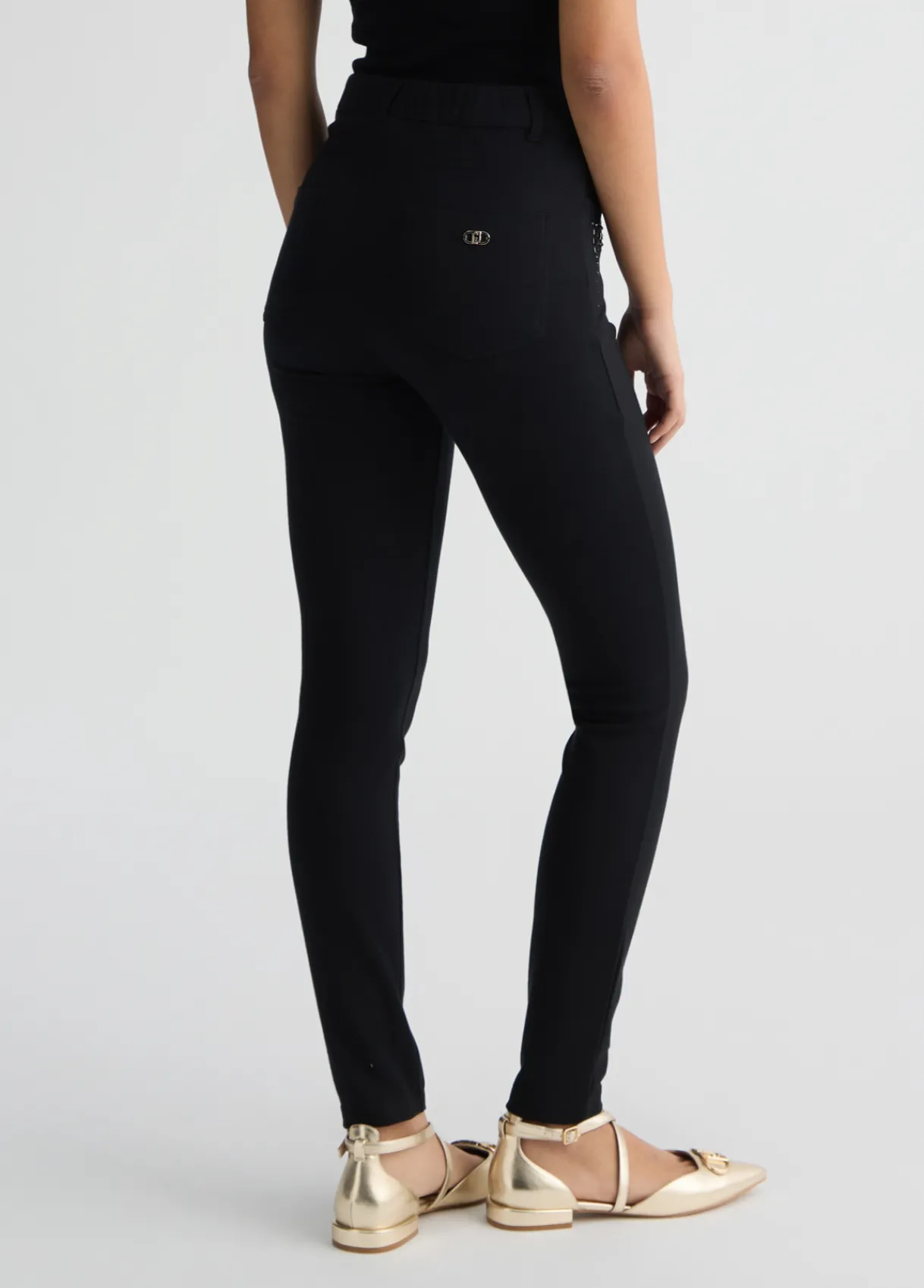 Liu Jo Pantalon en jersey avec strass|Femme Vêtements De Sport|Pantalons