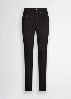 Liu Jo Pantalon en jersey avec strass|Femme Vêtements De Sport|Pantalons