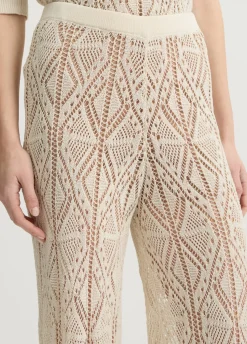Liu Jo Pantalon en maille crochet|Femme Pantalons