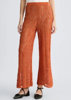 Liu Jo Pantalon en maille crochet|Femme Pantalons