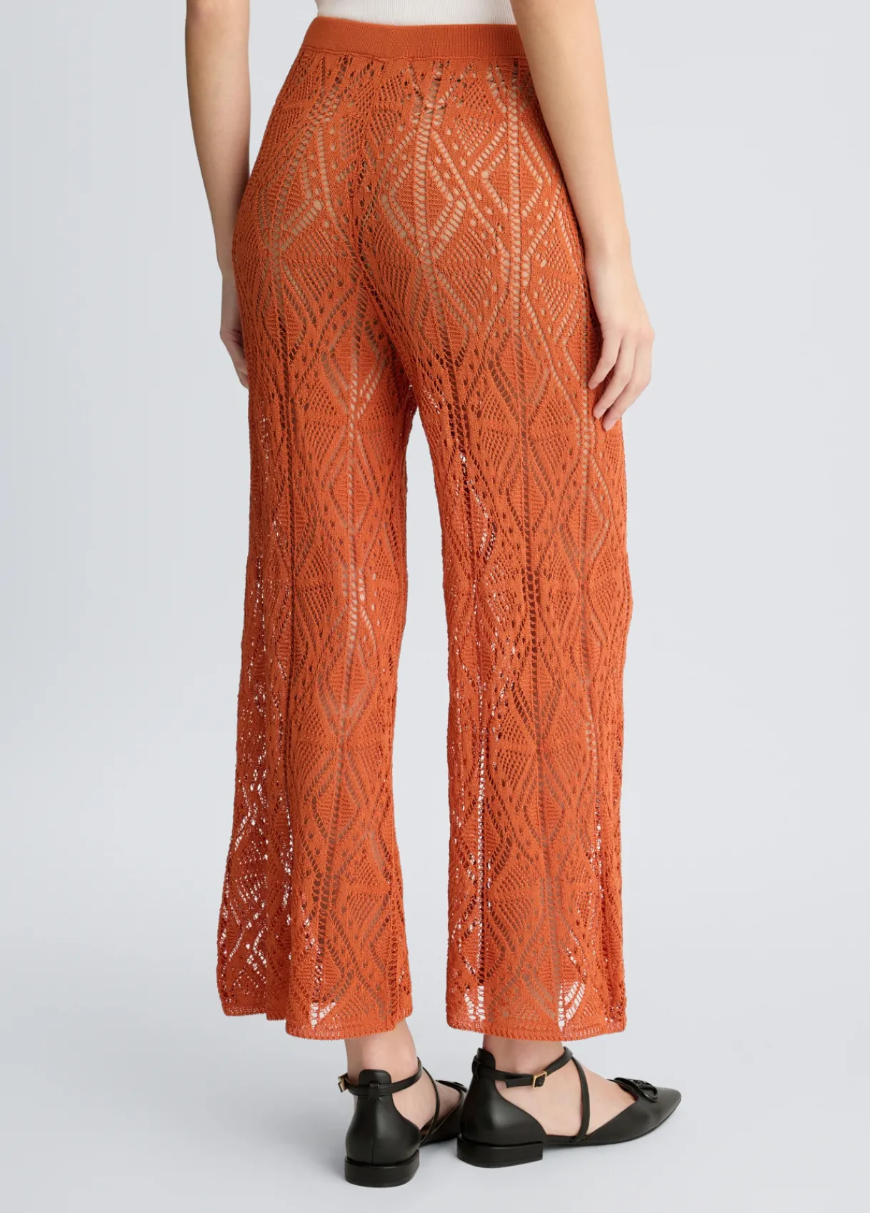 Liu Jo Pantalon en maille crochet|Femme Pantalons
