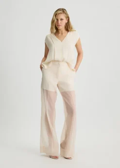 Liu Jo Pantalon en organza|Femme Pantalons|Cérémonie